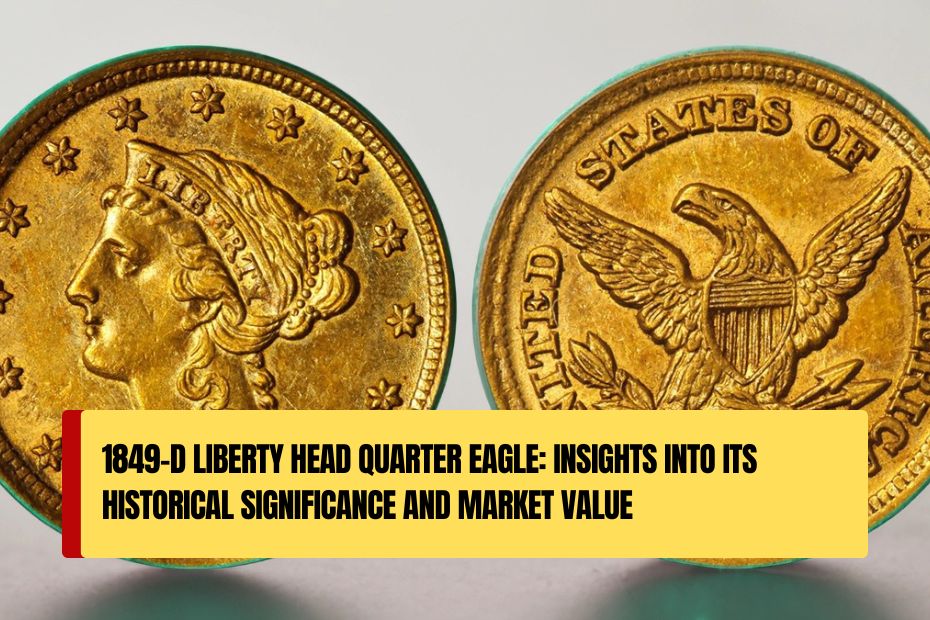 1849-D Liberty Head Quarter Eagle