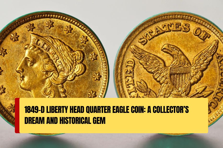 1849-D Liberty Head Quarter Eagle